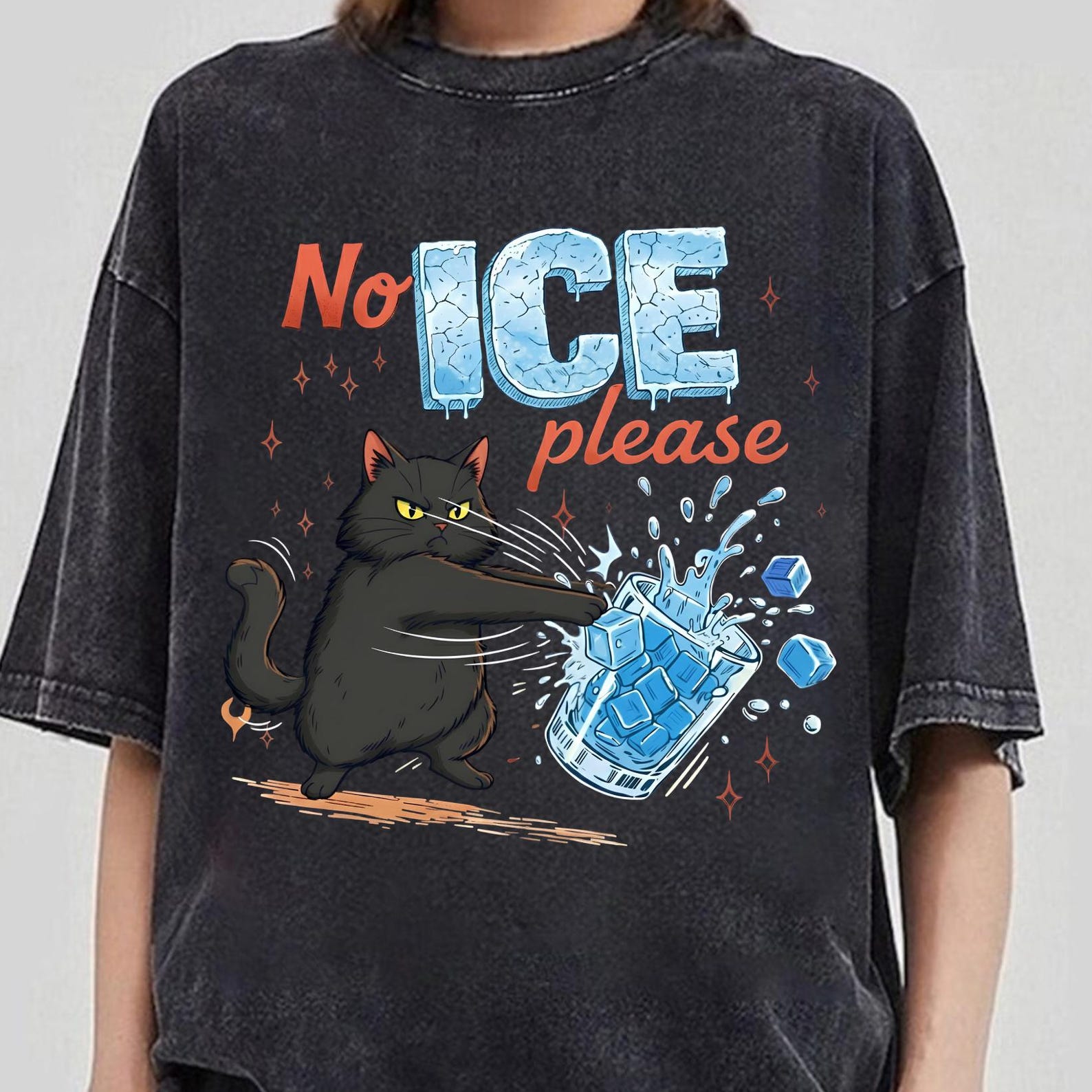 Cat No Ice Please Shirt, Abolish ICE Cat Meme TShirt, Anti ICE Political Shirt, Keep Ice Out, Ice Melting Shirt, Human Rights Equality Tee 3XL