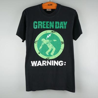 Vintage 2000 Green Day T-Shirt Warning