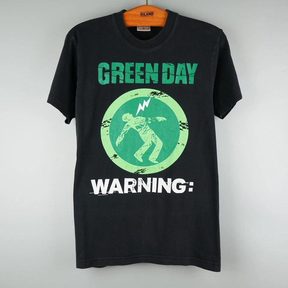 Vintage 2000 Green Day T-Shirt Warning 4XL