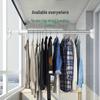 Stainless Steel Telescopic Clothes Drying Rod and Curtain Rack
