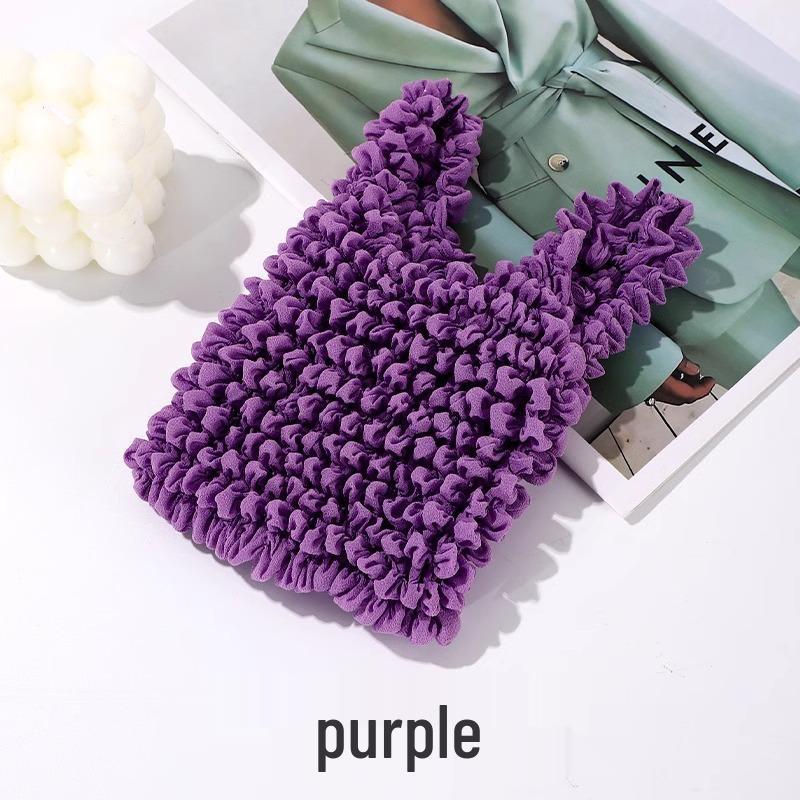 Magic Expandable Ruched Bubble Bag: Large Capacity Elastic Shopping Bag