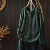 2026 Autumn New Simple Color Block Knit Sweater - Distressed, Loose, Round Neck Pullover