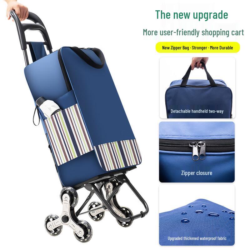 Tianxi faltbarer Treppensteiger-Einkaufswagen