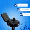 Solar Snowman Stake Light Decoration Waterproofing Outdoor Xmas Pathway Light for Garden Tree Fence Lawn Walkway Red