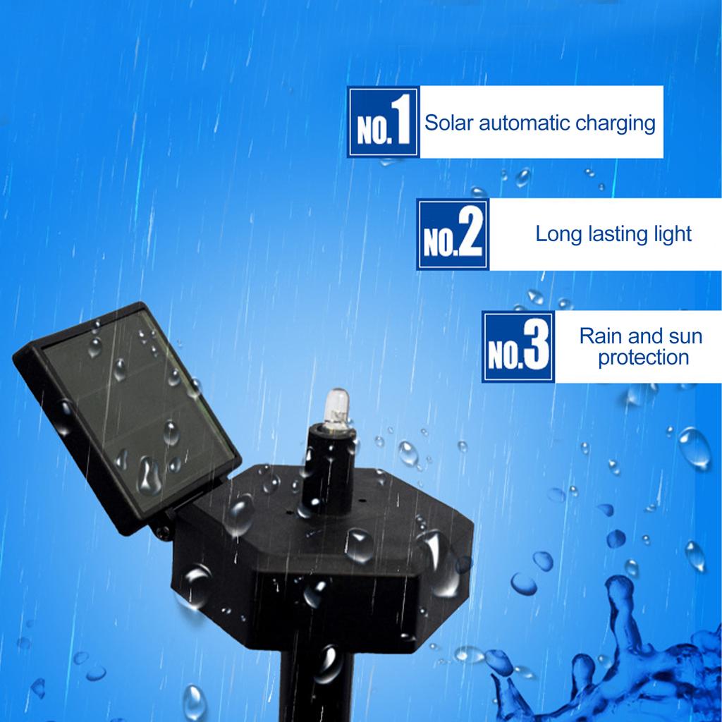 Solar Snowman Stake Light Decoration Waterproofing Outdoor Xmas Pathway Light for Garden Tree Fence Lawn Walkway Red