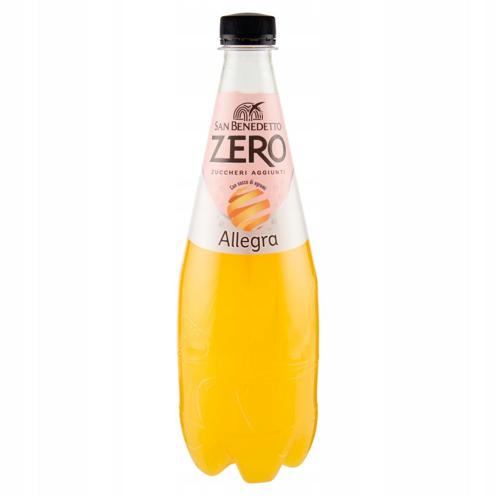Lemoniada pomarańczowa zero allegra 750ml - san benedetto