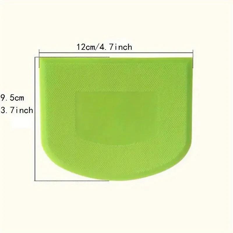 Versatile Baking Tool Set Dough Knife Cake Cream Spatula Butter Scraper Plain Smooth Edge Baking Tools For Bread Dough 4 Colour