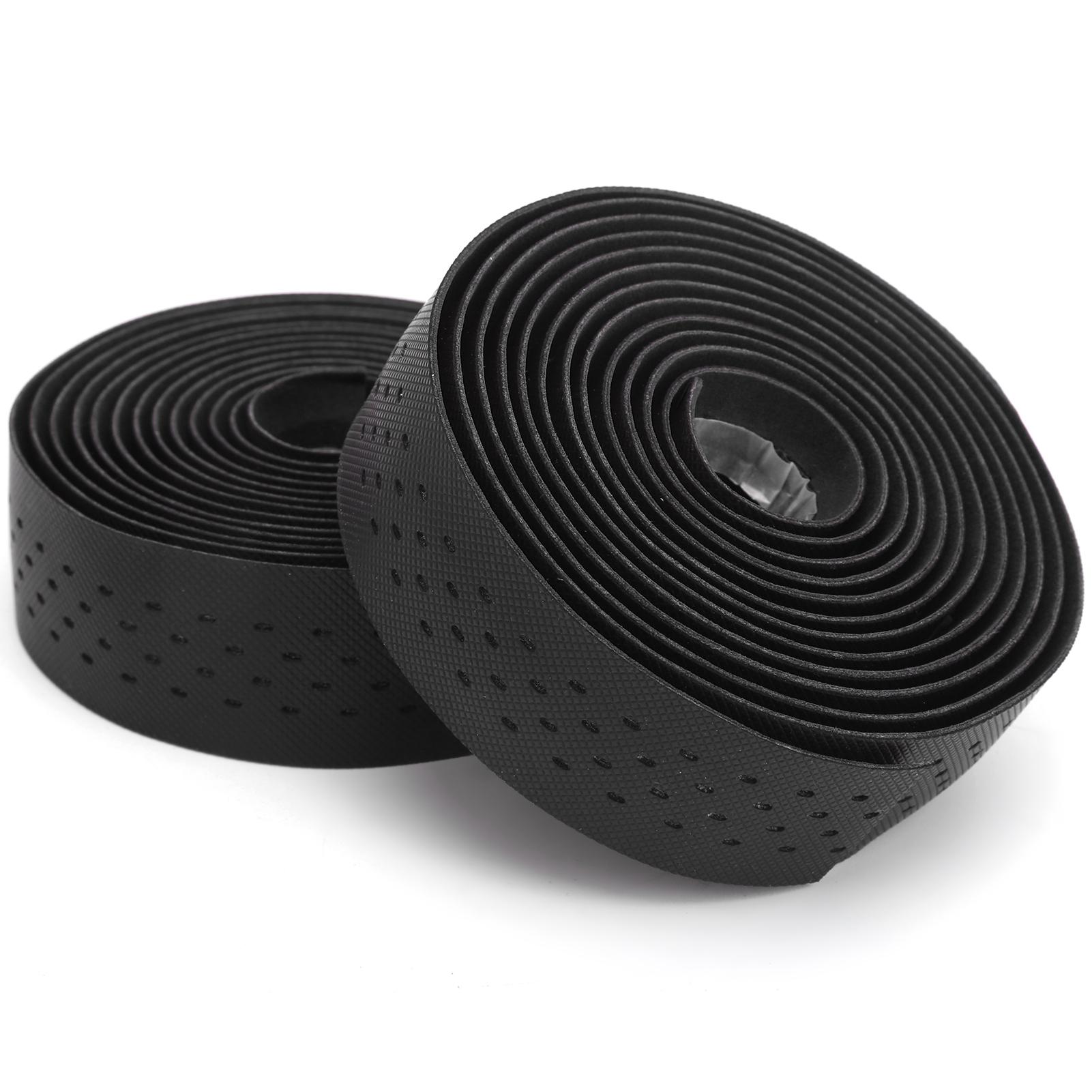 

1 Pair Road Bike Handlebar Tape with Non Slip Texture Bicycle Bar Tape Cycling Accessory(Black )