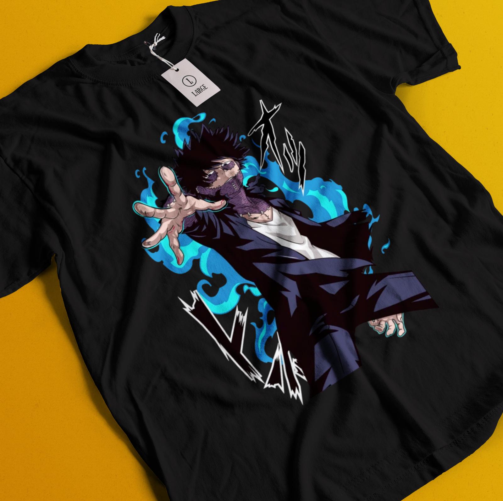 

Dabi T-Shirt My Hero Academia Tshirt Endeavor Tee Midoriya Deku Shoto Shirt MHA M
