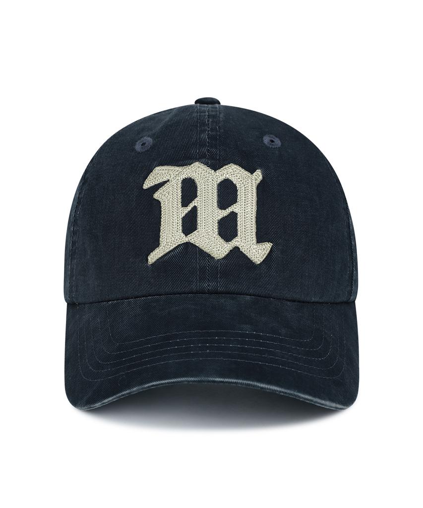 MAHAGRID Vintage Washed M Ball Cap Navy(Mg2Gsmab35A)