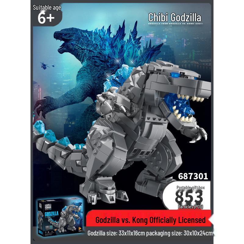 Godzilla vs King Kong Educational Building Blocks Toy for Kids