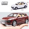 RUM1:32 Scale Porsche Cayenne Alloy Car Model Light & Sound Effect Die Cast Car Model Toys for Boys Toys for Kids Gift for Boys Car for Boys