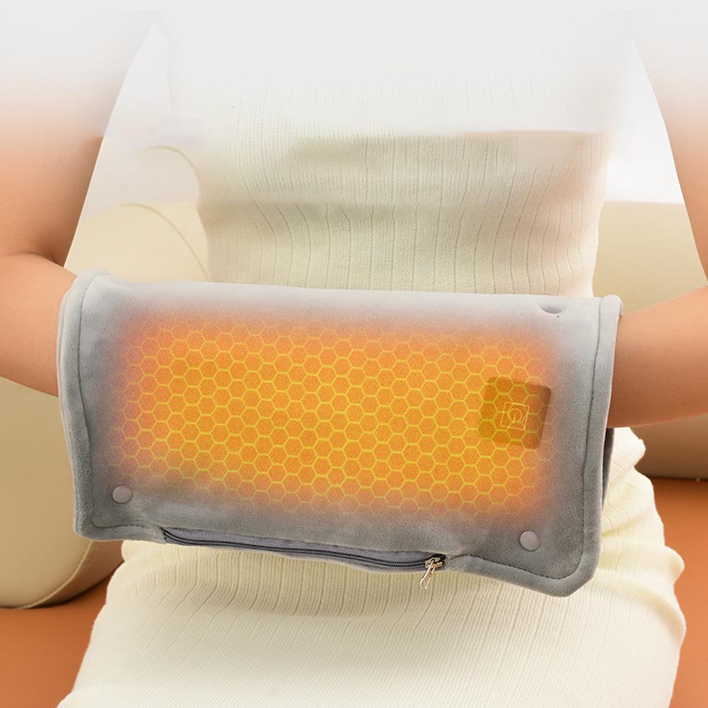 2-in-1 Electric Hand Warmer/Heating Pad/Heated Glove, USB Rechargeable, Three Modes, Suitable For Office And Home