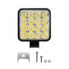 Car Led Bar Worklight Mini 16Smd Round Square Work Light 12V Auto Light Fog Lamp Off Road For Atv Suv Spotlight