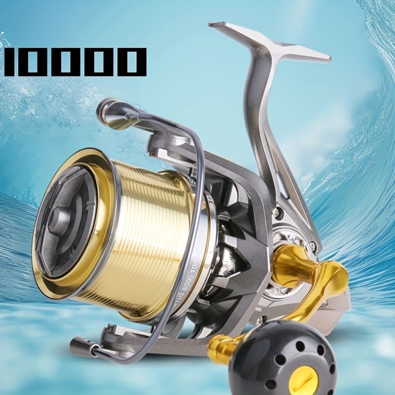 Mulineta nouă metalică pentru pescuit la distanță lungă, mulinetă de pescuit spin-in, raport de recuperare 4.8:1 Rezistență Maximă 20 Kg Mulineta de Pescuit Scufundătoare 6+1BB Pescuit la Surf