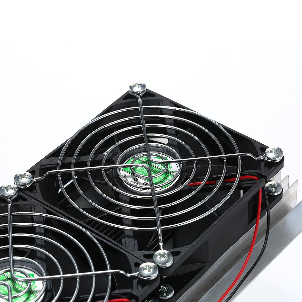180W Trinuclear Thermoelectric Peltier Refrigeration Air Cooling System Kit Cooler 3xFan