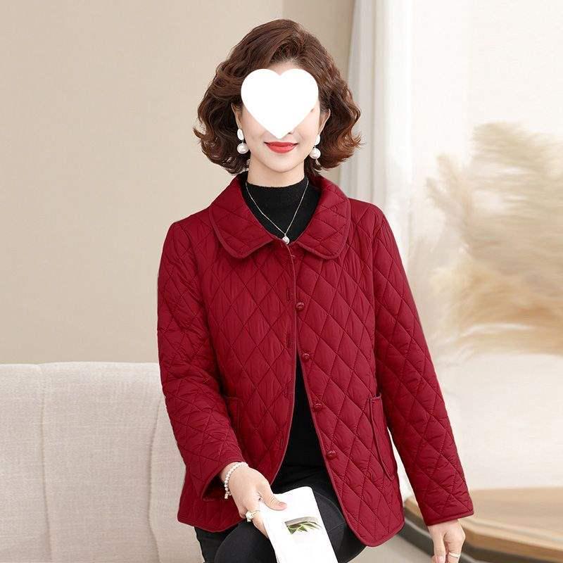 Leichte Baumwolljacke für Herbst/Winter 2025 für Mütter mittleren Alters und ältere Mütter