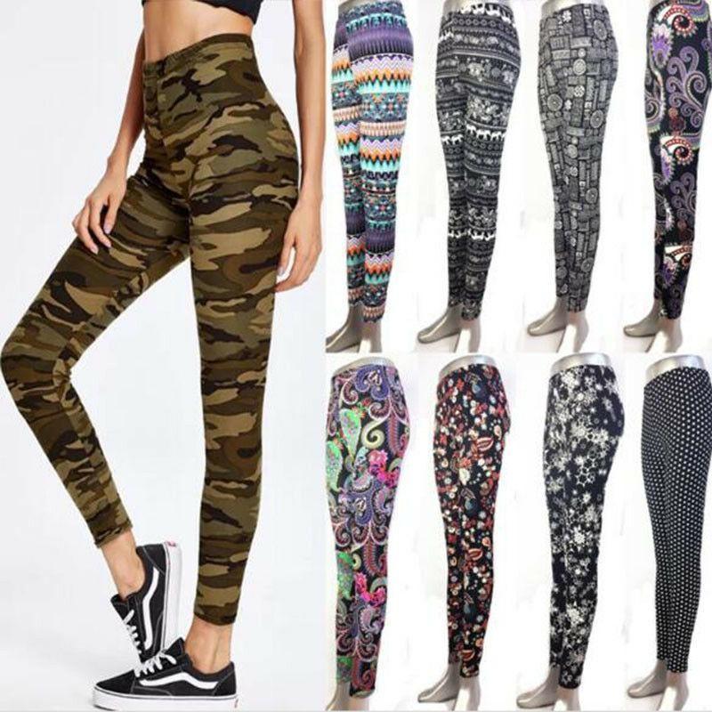Hot Women Girls Skeleton Printed Stretch Legging Pants With Vibrant Skull Design For Daily Wear