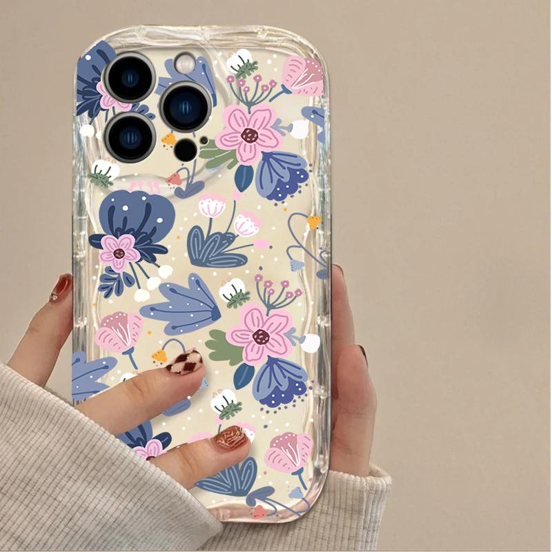 Handyhülle Für iPhone 17 Air 16 15 14 13 12 11 Pro Max 17 Pro 16e 15 Plus 13 Mini TPU Blumen Goldene Lotus Hülle Silikon