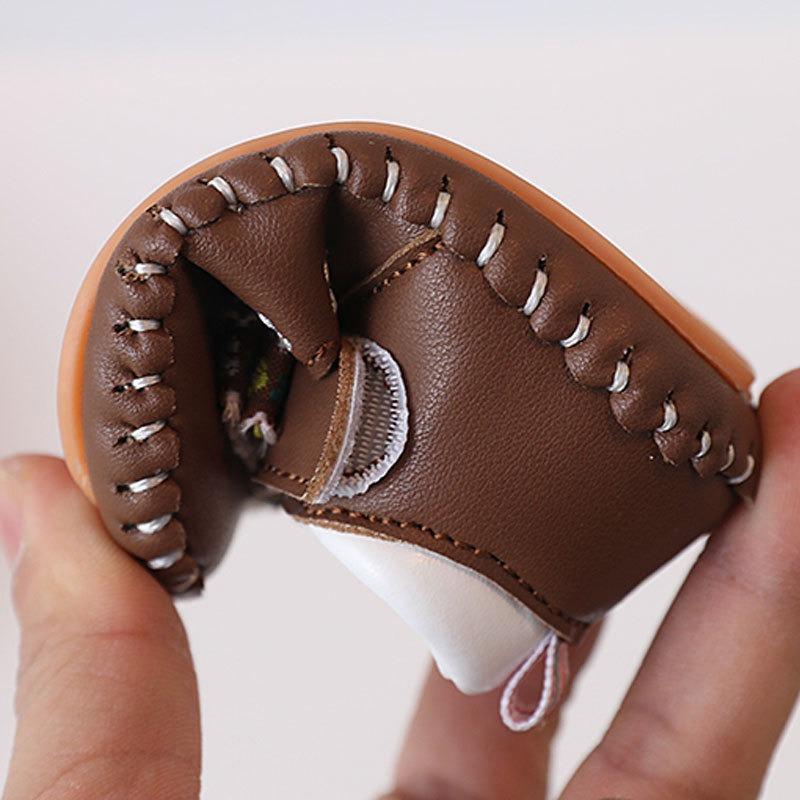 Baby Girl Walking Shoes for 0-1 Year Old, Soft-Soled Infant Shoes, Versatile Spring/Autumn Leather Shoes.