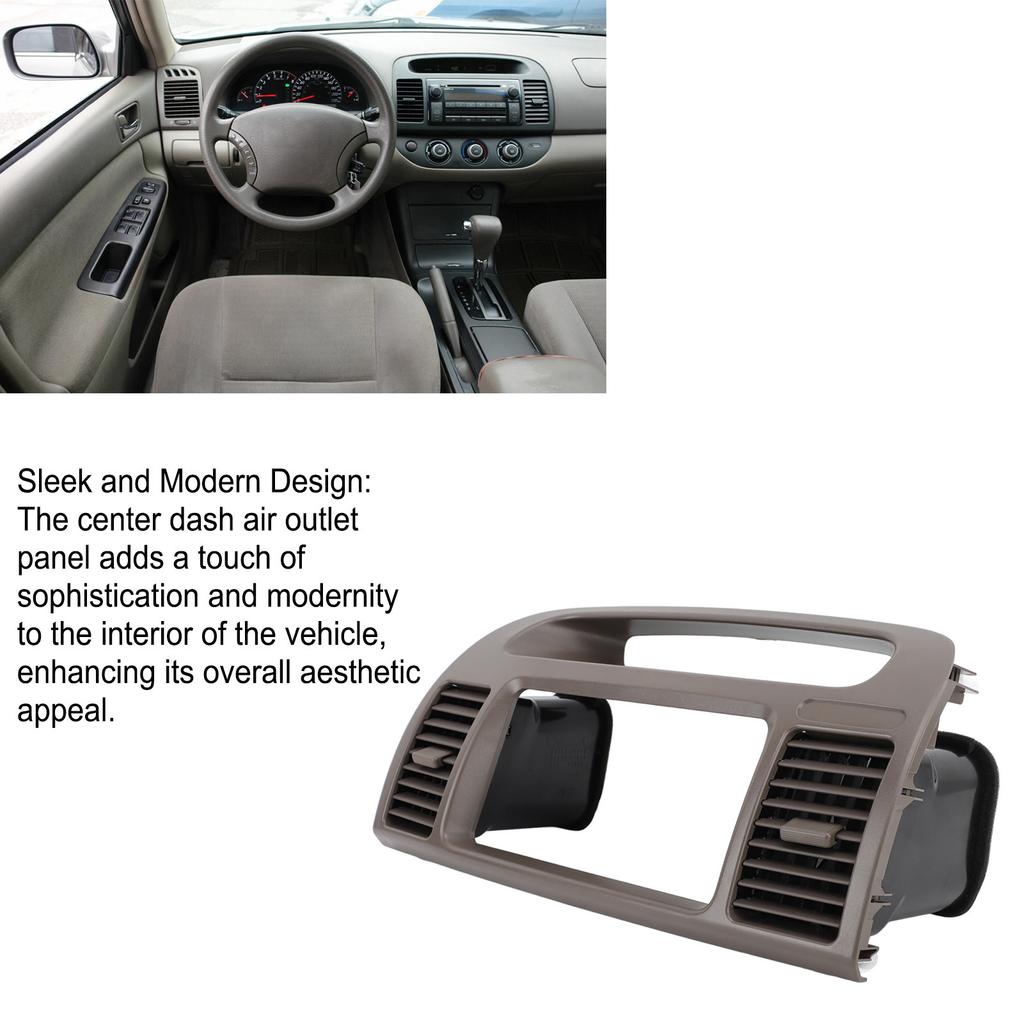 Mittelkonsole Luftausströmer Panel Auto Front AC Luftausströmer Panel Baugruppe Blende Ersatz für Toyota Camry XV30 2001 bis 2006