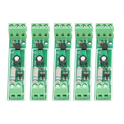 5 STÜCK 1 Kanal Optokoppler Isolationsmodul 220V AC Spannungserfassungsplatine Unterstützung SPS
