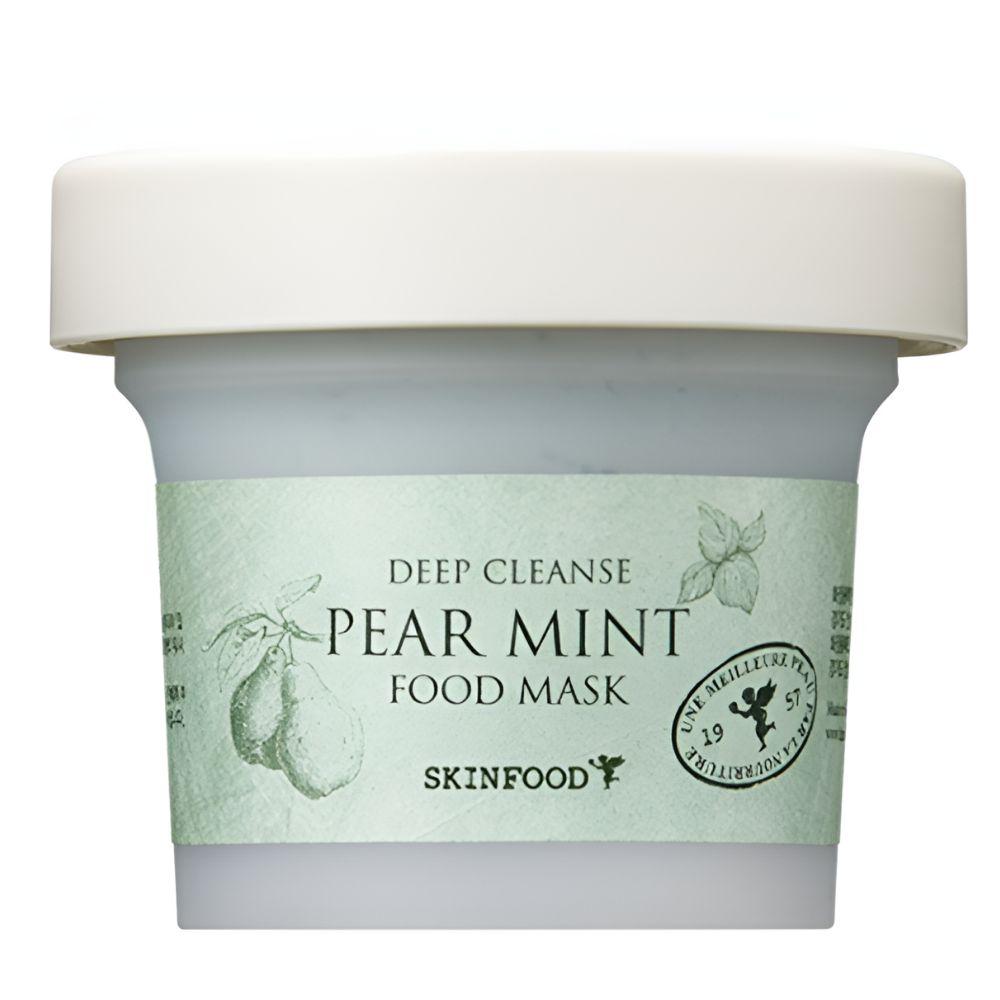 Skinfood Pear Mint Food Mask Refreshing Pore Care Wash Off Face Mask Korean Skincare 120g