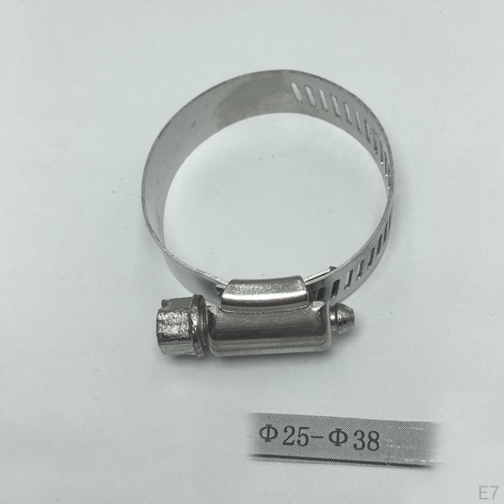 Hose Clamp Adjust Fuel Line Worm Gear clip and Fasterner