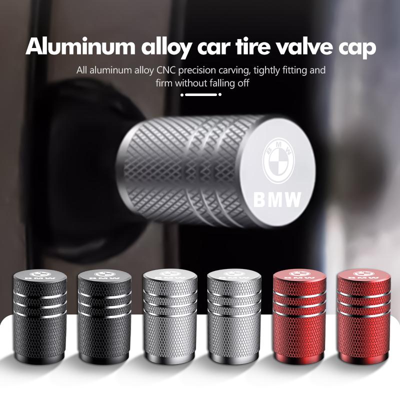For BMW Hot 2025 Aluminum Alloy Car Wheel Tire Valve Caps Case Plugs Airtight Accessory For X1 X2 X3 X4 X5 X6 X7 G20 G30 6GT E46