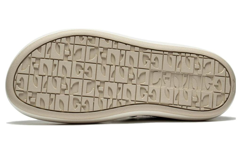 Li Ning Cream Puff Platform Slip Resistant Abrasion Resistant Low top Casual Shoes Women's Brown AZGT092-2