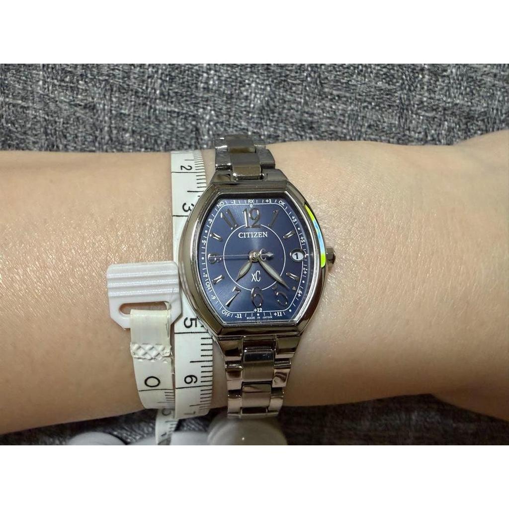 Used CITIZEN Citizen Cross Sea Eco Drive Radio Watch Navy