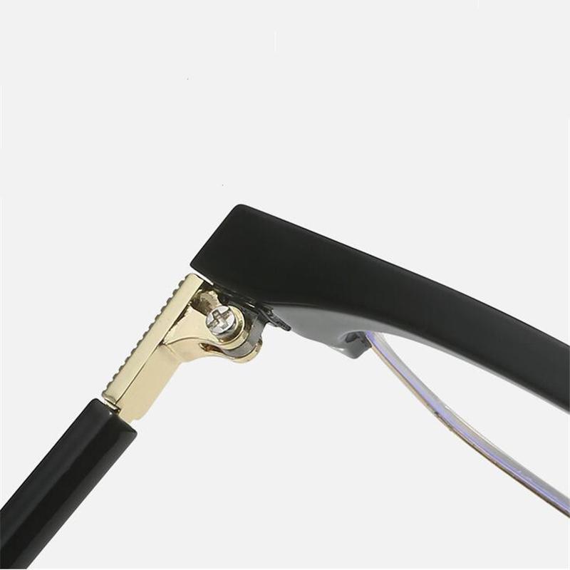 Eyebrow Frame Student Myopia Glasses Finished Women Men Half Frame Square Short-sight Eyewear Prescription 0 -0.5 -0.75 To -6.0