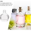 1pc Pendant Car Diffusers for Essential Oils - Hanging Air & Perfume Bottle - Automatic Air Diffuser - Glass Bottle - Pink