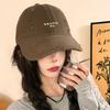 New Retro Washed Soft Top Cap Children's Embroidered Letter Baseball Cap Versatile Face Small Men's and Women's Sun Hats