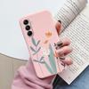 Coque Funda Pour Samsung Galaxy M14 M34 M54 5G Housse Fleur Colorée Cœur Dessin Animé Souple TPU Coque Pour Samsung M 14 Léopard Capa
