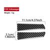 For Volkswagen ID.4 2021-2026 Front Door Trim Sticker Black Carbon Fiber Interior Accessories Decor Upgrade Not for US Models