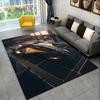 3D Spaceship Spacecraft UFO Cartoon Carpet Rug for Home Living Room Bedroom Sofa Doormat  Decor,kids Area Rug Non-slip Floor Mat