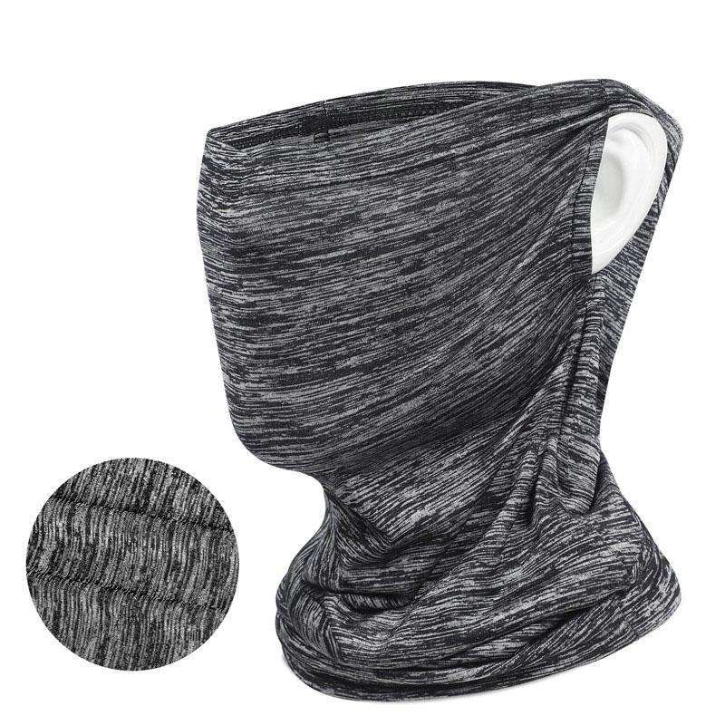 WEST BIKING Casquette d'été respirante pour cyclisme Couvre-visage anti-UV en soie glacée Foulard de sport d'extérieur Masque anti-poussière pour hommes et femmes