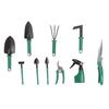 10 Parça Bahçe Aletleri Güçlü Metal Plastik Saplı Ergonomik Bahçe Aleti Seti Kılıflı Ev İçin