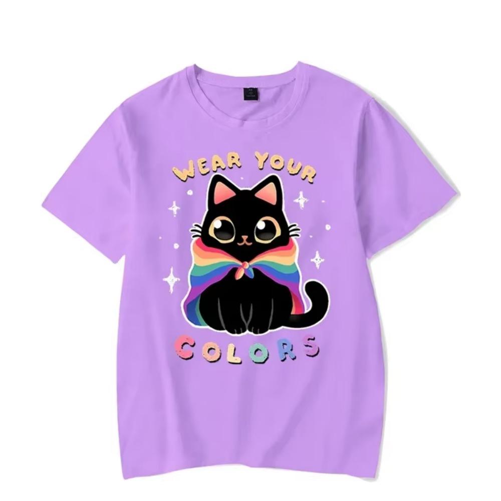 Men's T-shirt Wear Your Colors Lgbt Kawaii T Shirt Men Women Tshirt Graphic Male T Shirts Oversized T Shirt Camisetas Masculino