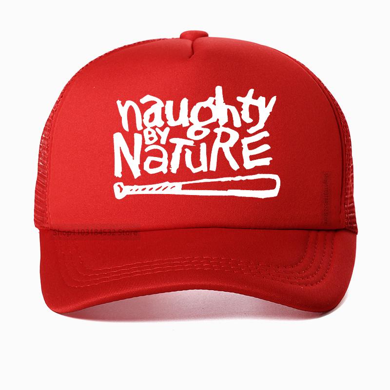 Naughty By Nature Hip Hop Rapper Fashion Brand Unisex Baseball Cap Cool Rock Dad Hat Summer Mesh Bonnet Adjustable