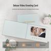 Multifunctional Commercial Wedding Video Invitation Linen Video Brochure