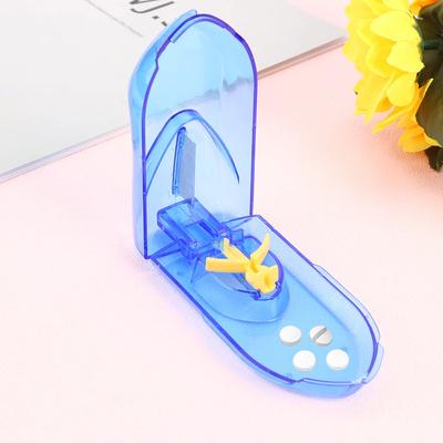 Caixa cortadora de comprimidos para remédios Caixa de armazenamento de medicamentos portátil Cortador de comprimidos Divisor Divisor Moedor Divisor Suporte para comprimidos para remédios