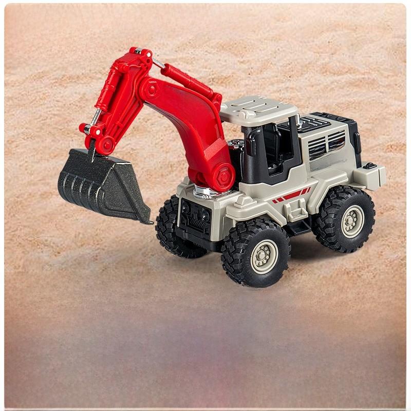 Inertia Bulldozer And Excavator Toy With Alloy Shovel For Kids Construction Play