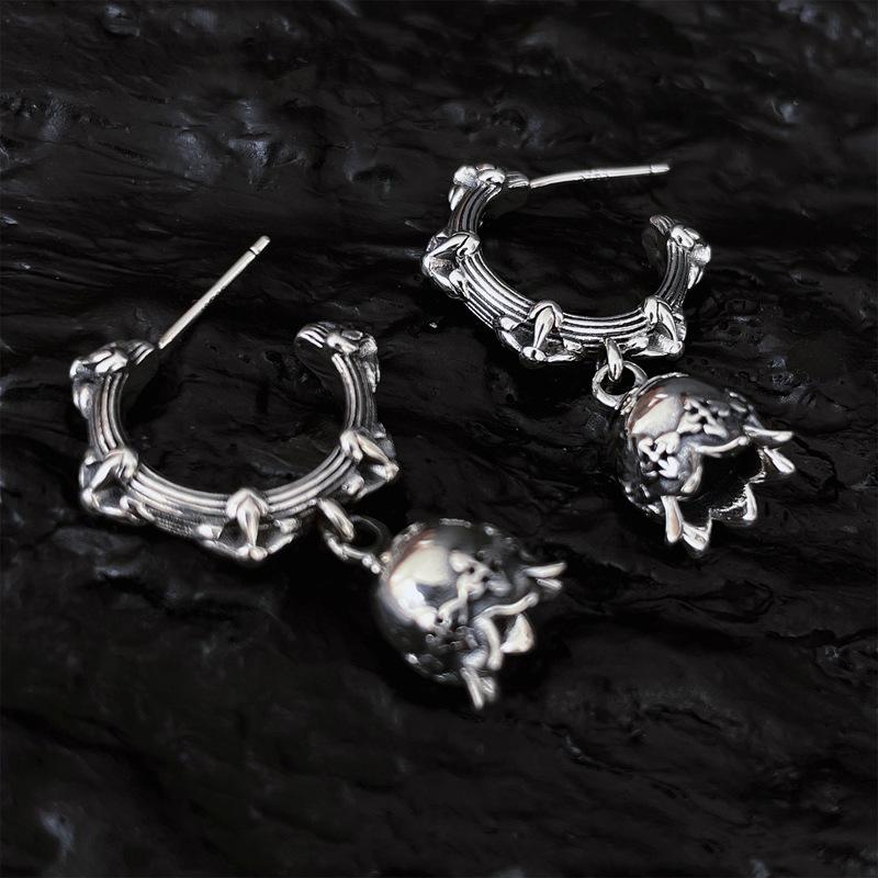 Vintage Lily Of The Valley Earrings Women'S Fashion Ins Flower French Earrings Ins Wang Yibo Same Earrings New Year'S Gift