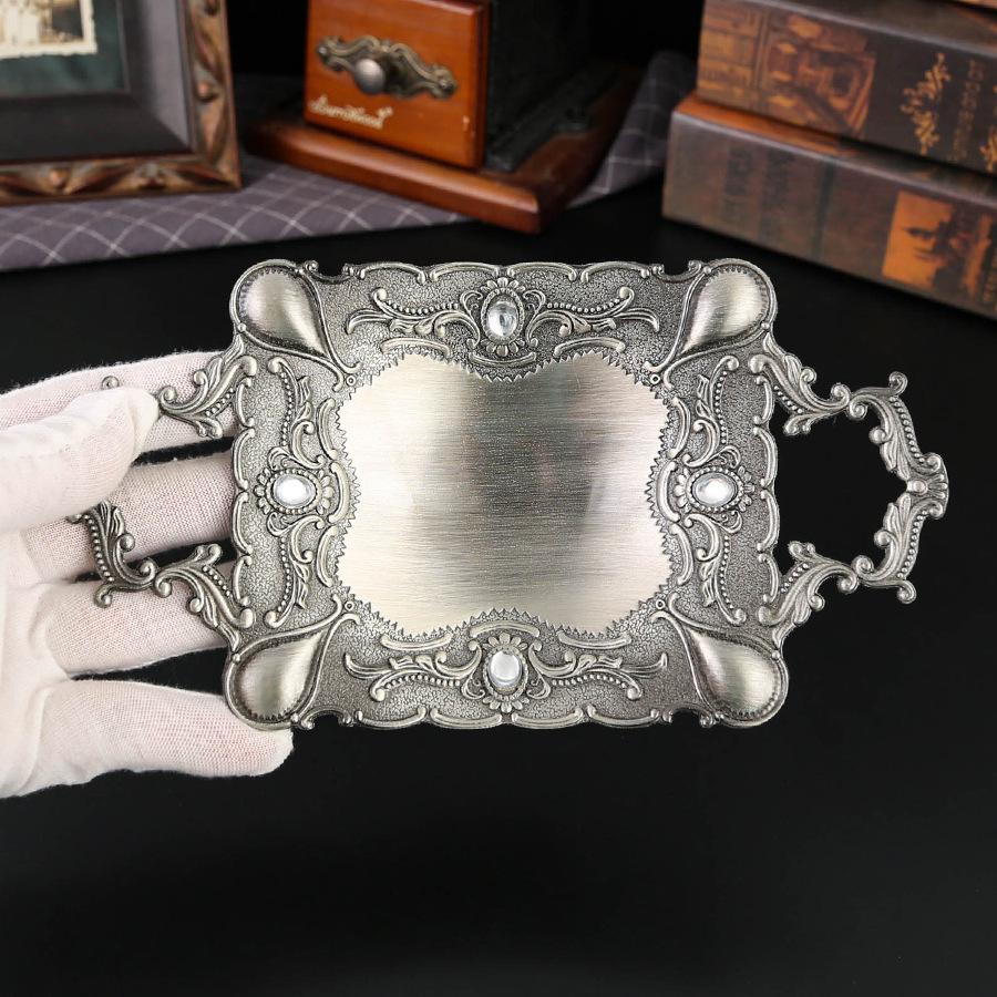 High-end European Binaural Fruit Plate, Snack, Small Fruit Plate, Dried Fruit Plate, Home Furnishing, Hotel Living Room Desktop Decoration Ornament