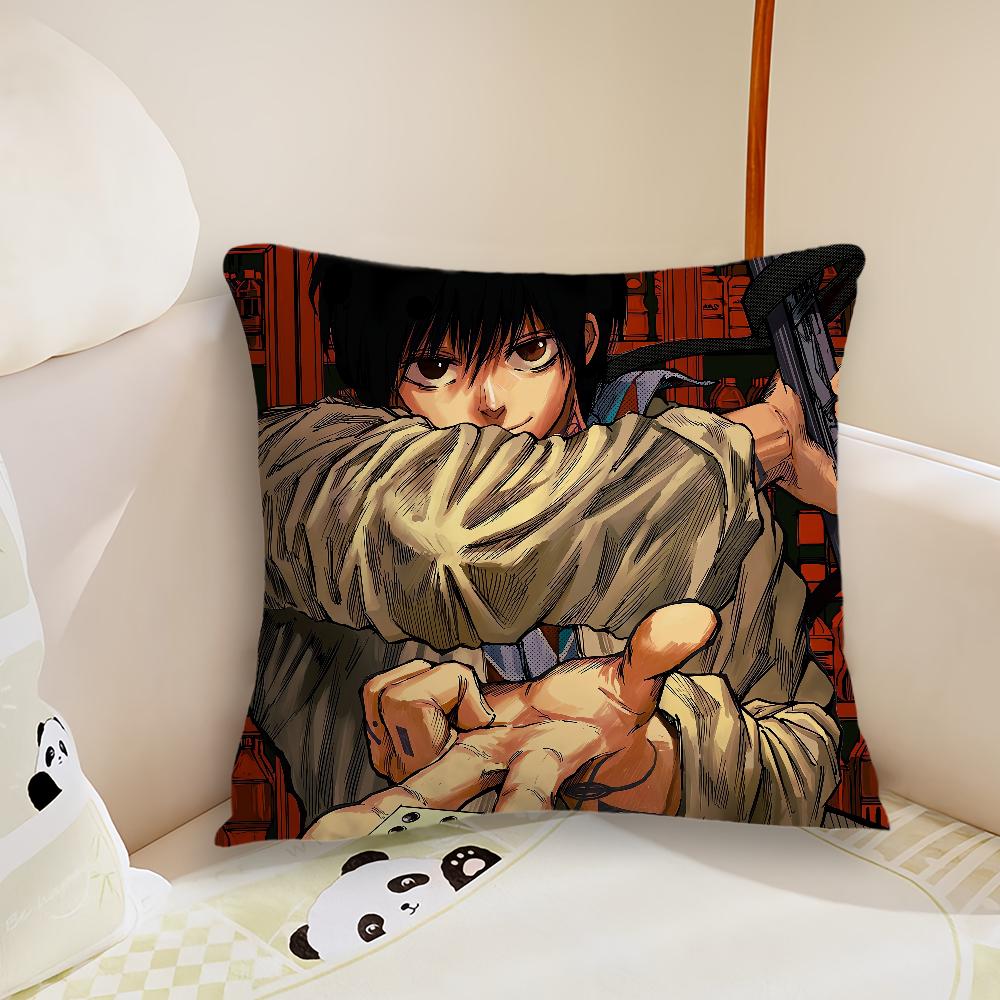 Anime YYoichi NNagumo cushion cover Pillow Case Plush Fabric Soft Double Sided Print Sofa Cushion Cover Throw Pillow Covers