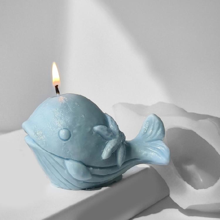 Creative Dolphin Designs Sturdy Silicone Mould for Artisanal Cake and Candle Creation Decoration Kitchen Gadget