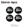 56mm Car Accessories Wheel Center Logo Sticker Hub Decals for Ford Mondeo H35 Kuga Shelby Focus Everest F150 Escort Ranger Edge Mk7
