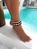 NELI BLACK Shell Ankle Bracelet